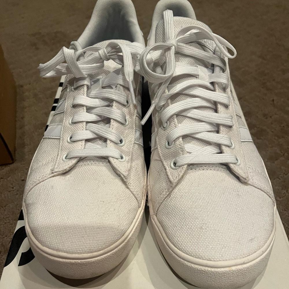 adidas White Men's Low-Top Sneakers